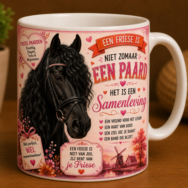 Mok Friese paard