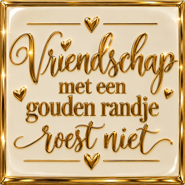 Tegeltje vriendschap