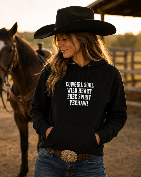 Hoodie cowgirl