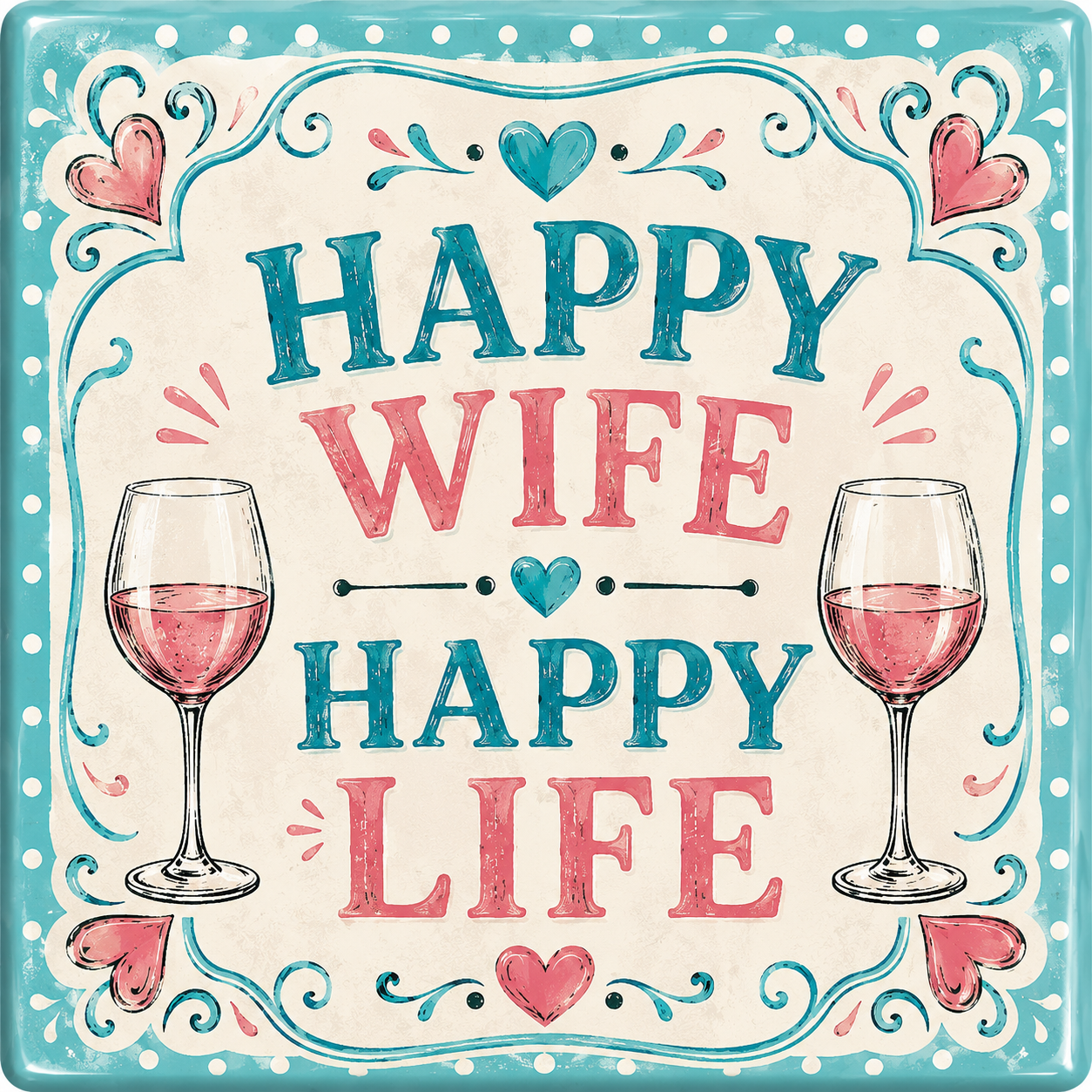 Tegel happy wife.
