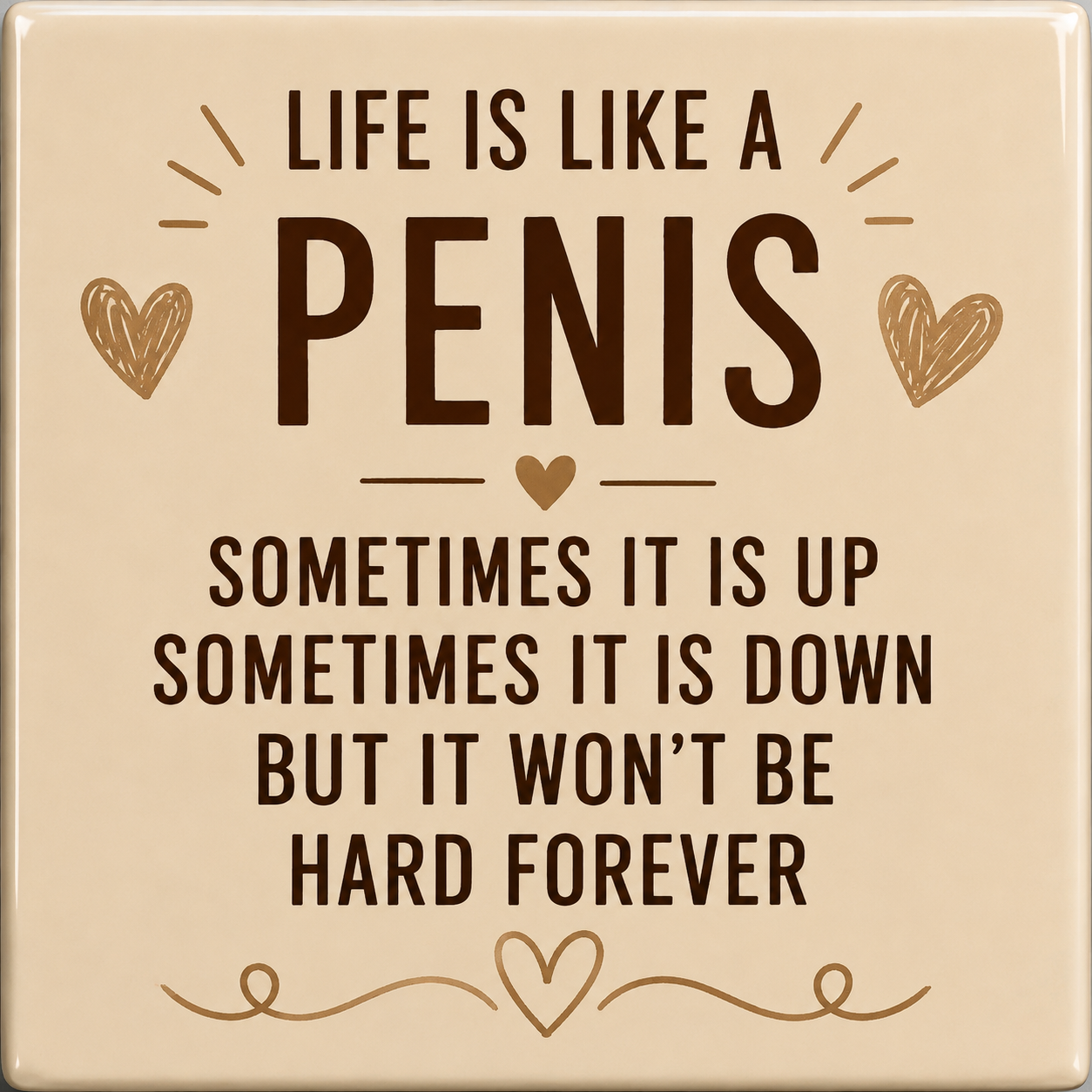 Tegeltje penis