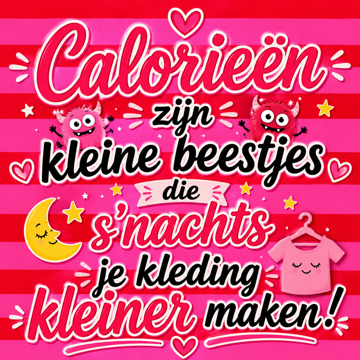 Tegeltje calorieën
