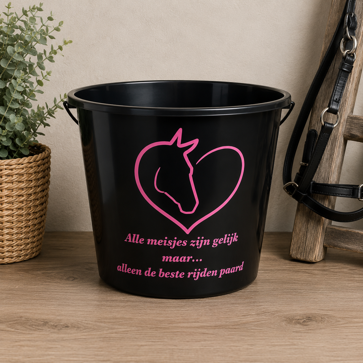 Emmer echte meisjes rijden paard
