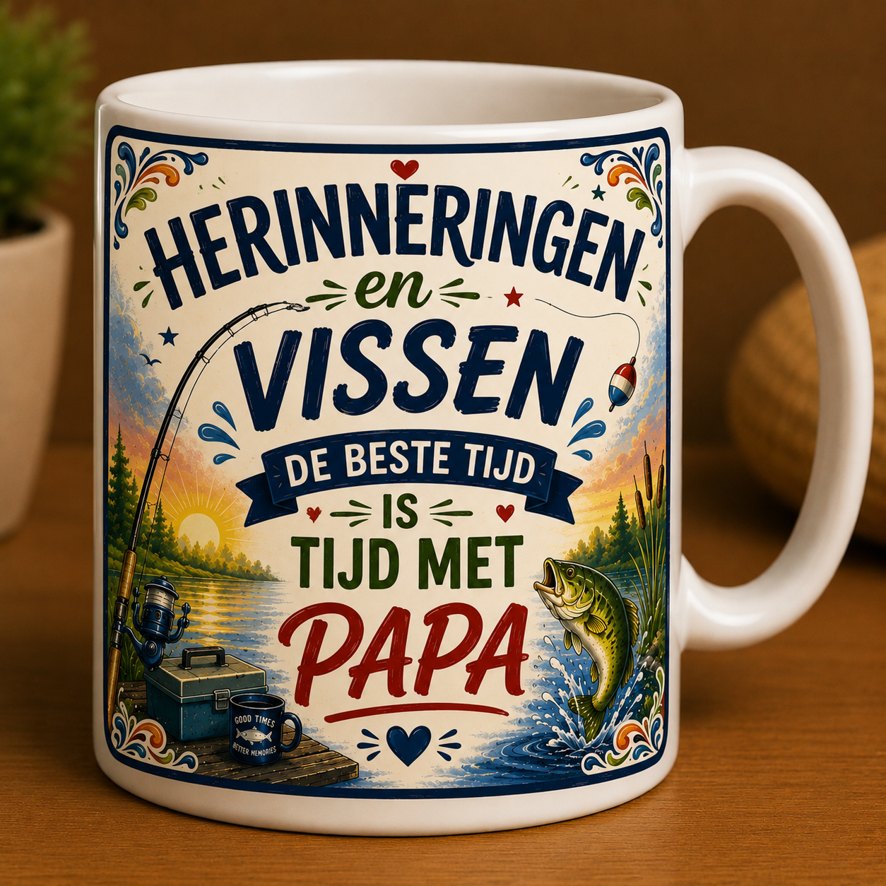 Mok papa vissen