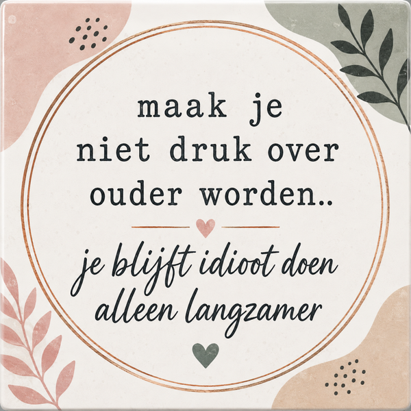 Tegeltje langzaam