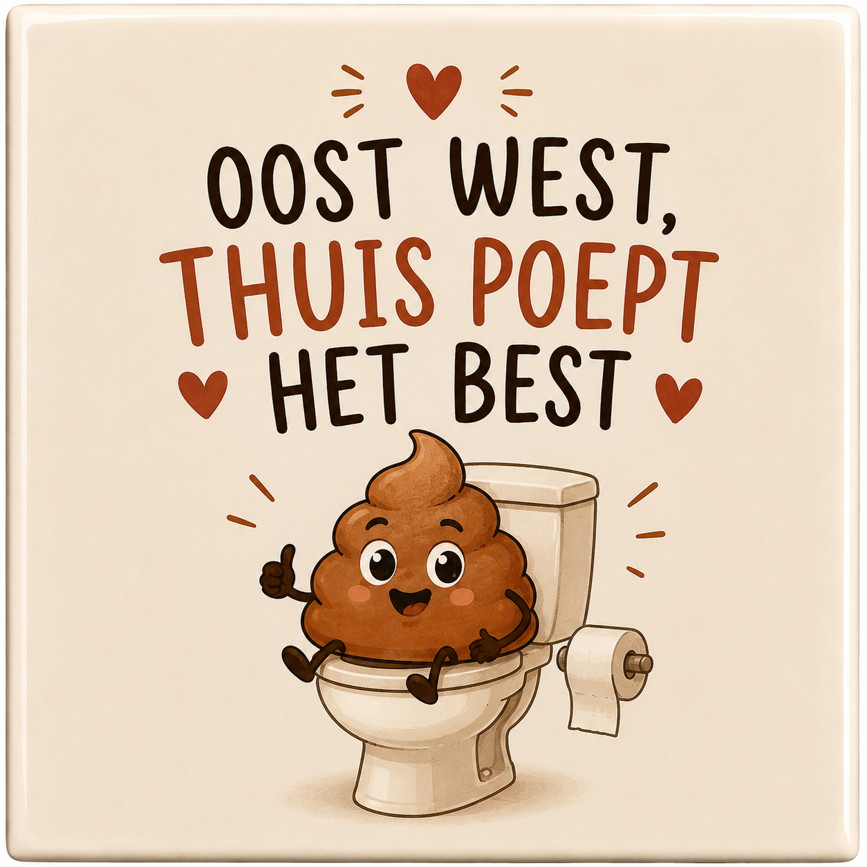 Tegeltje Oost western thuis best