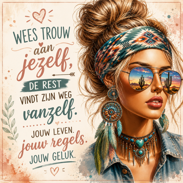Tegeltje wees trouw