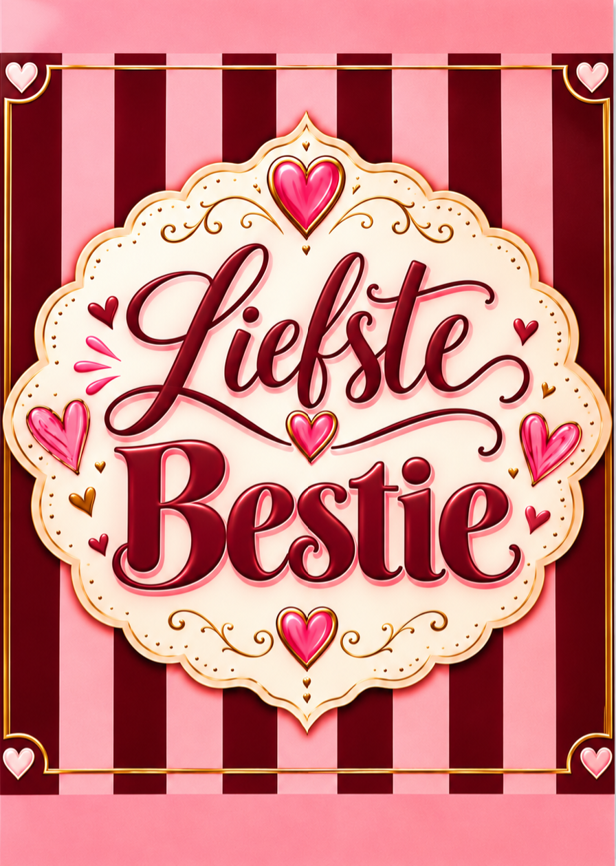 Wenskaart bestie