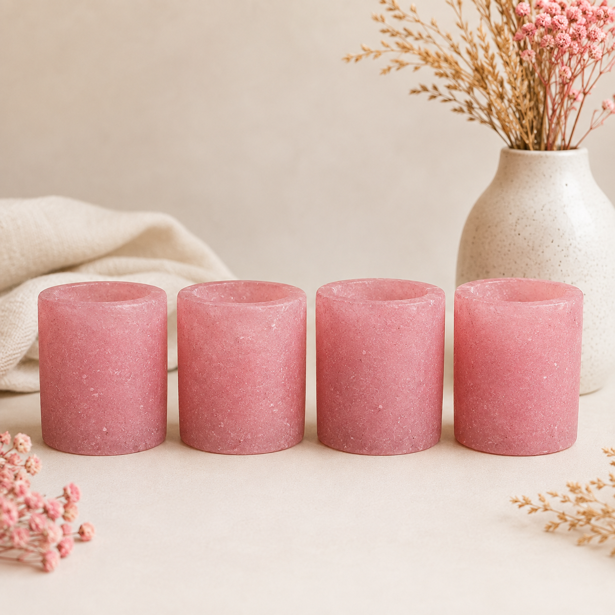 Colmoe Votive 4er Set Alice Pink 8|9cm