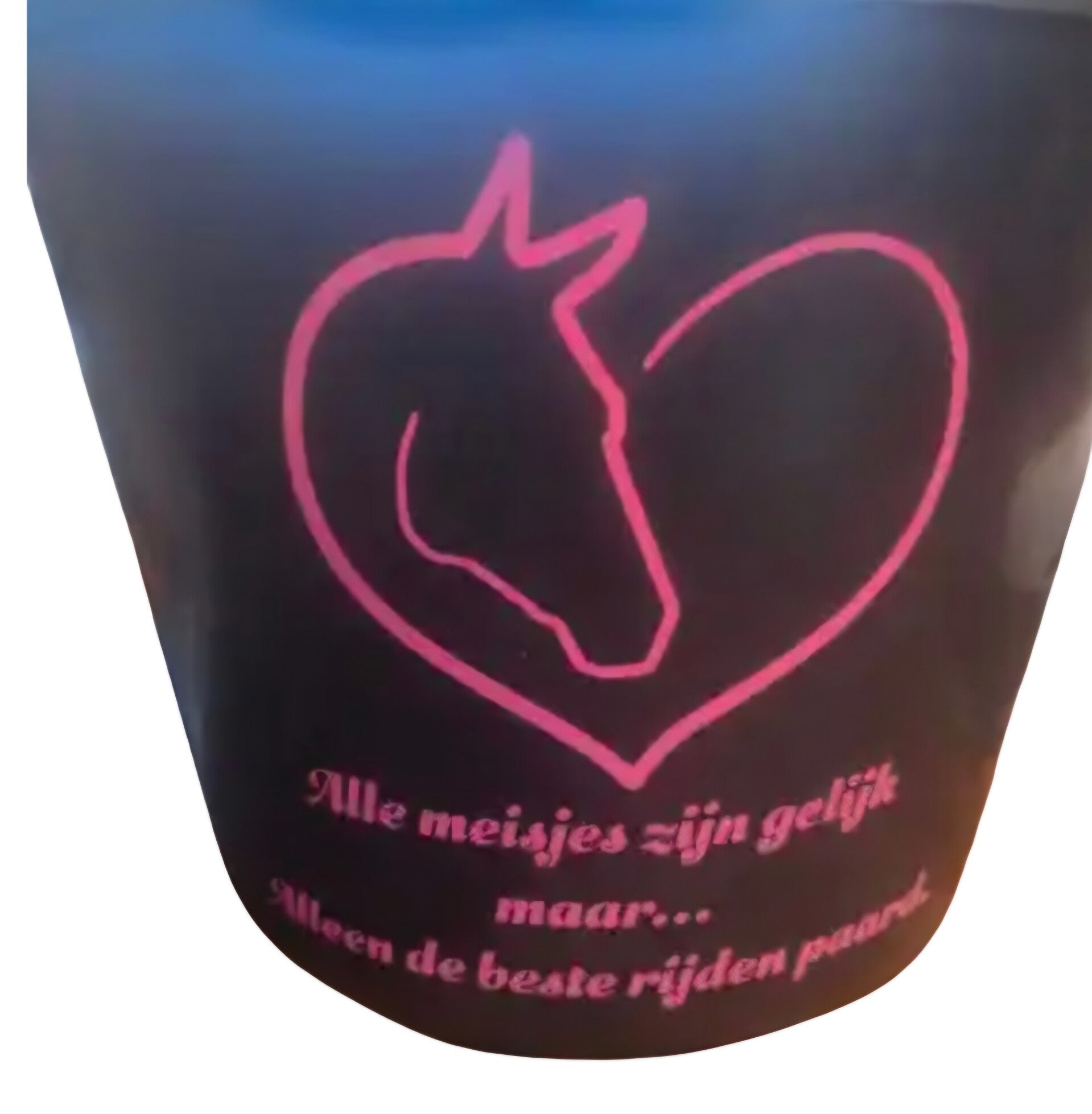 Emmer echte meisjes rijden paard