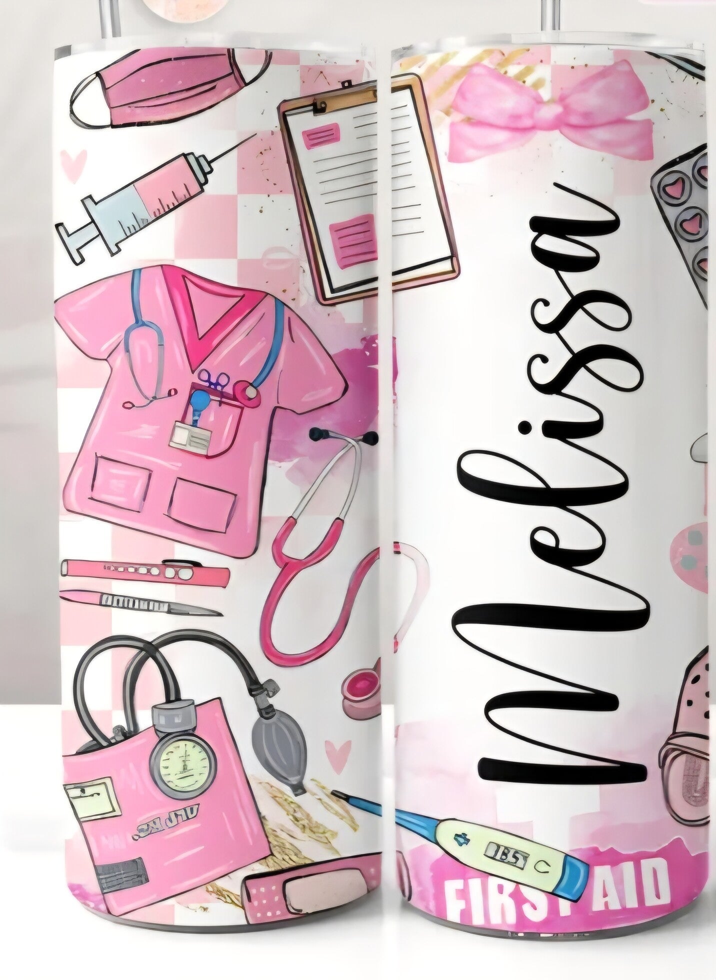 Tumbler gepersonaliseerd nurse