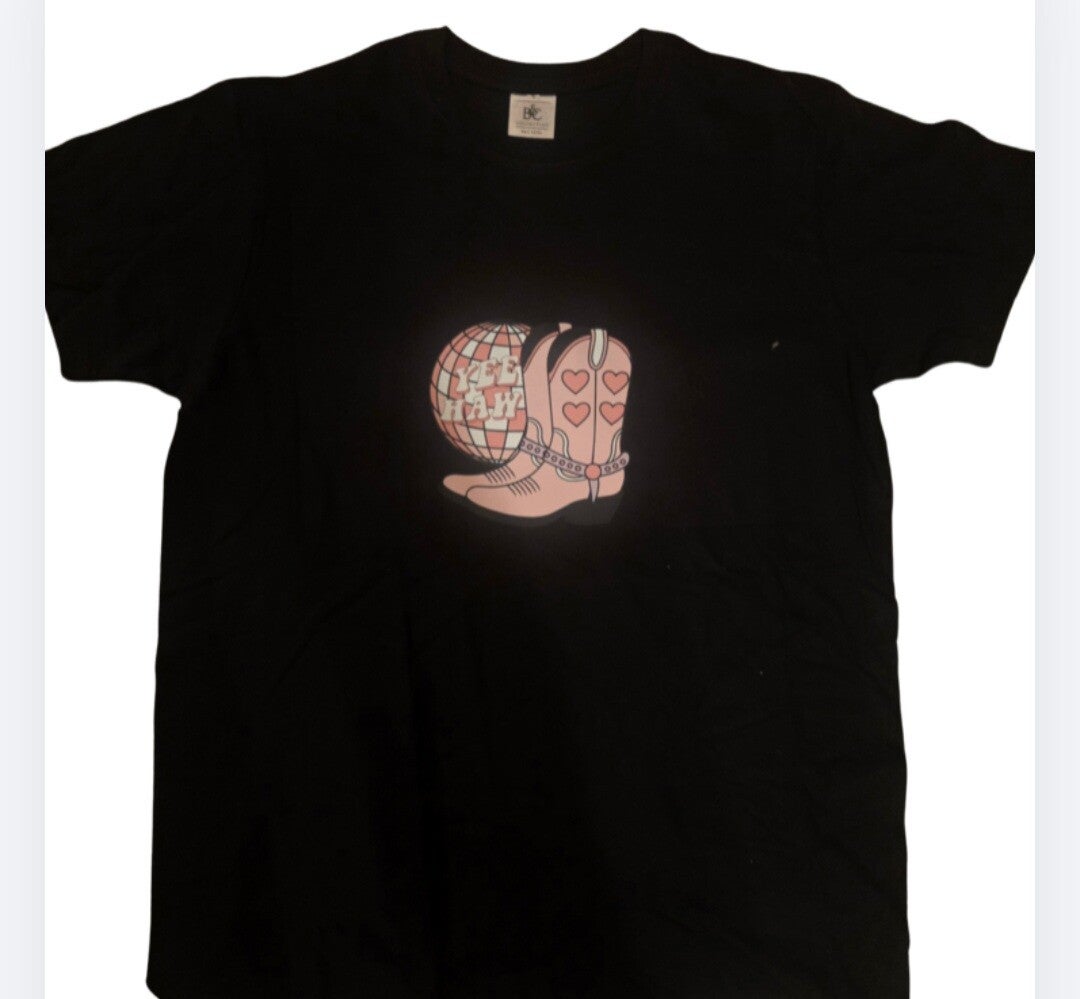 Tshirt cowboylaarzen