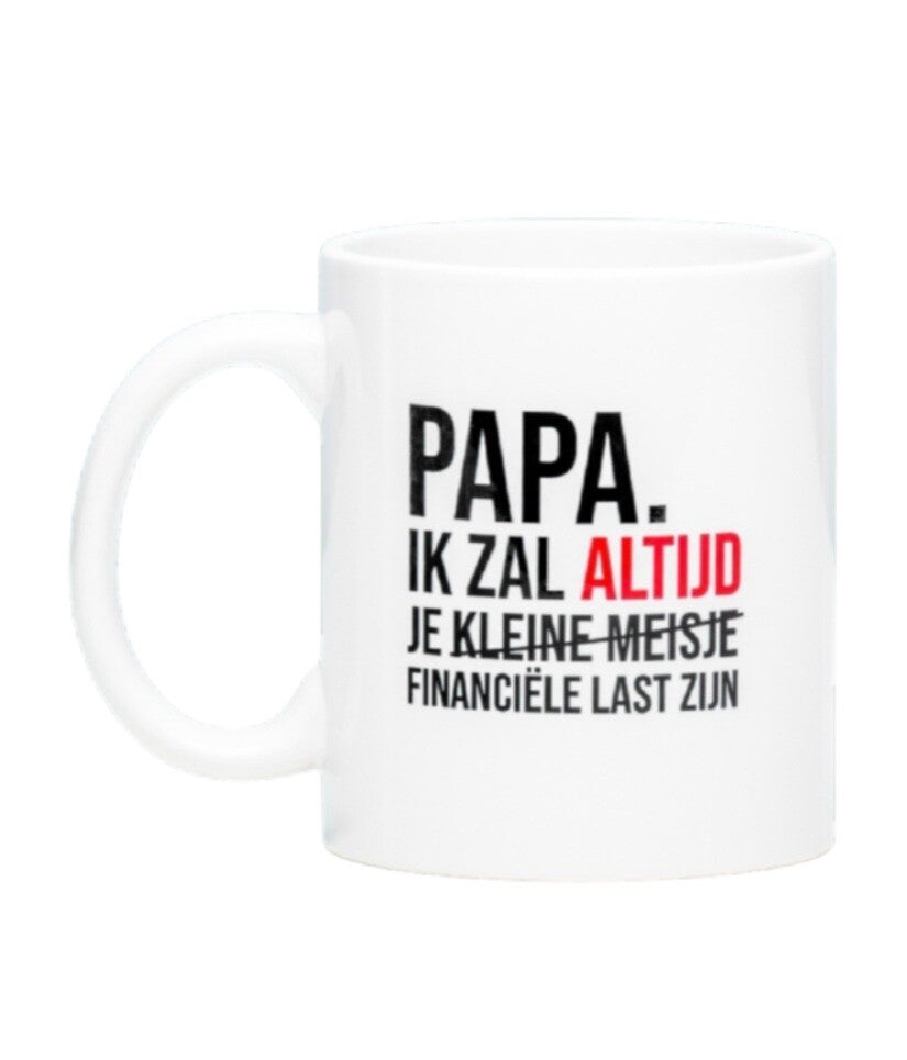 Mok voor papa van dochter of zoon.