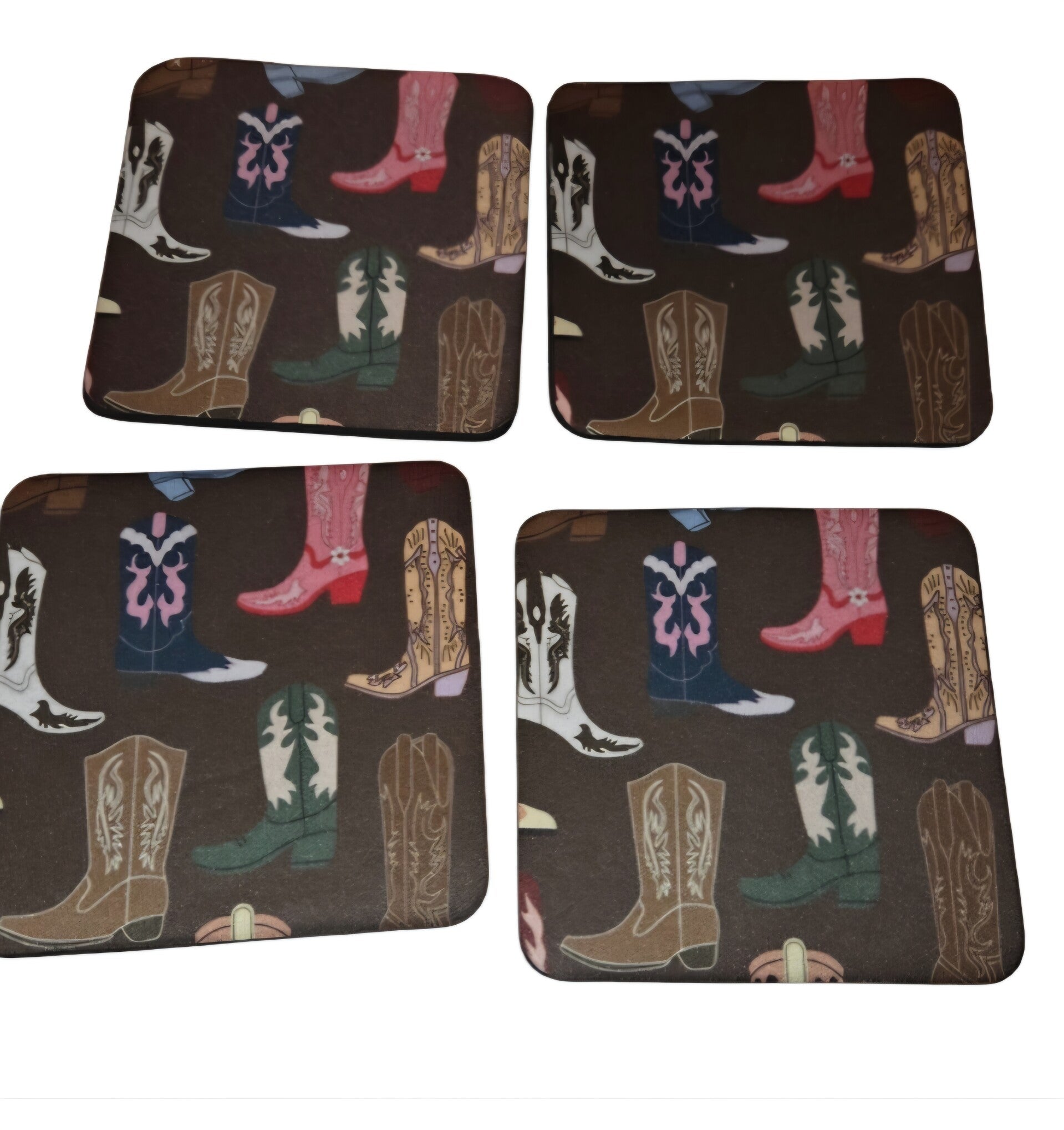 Onderzetters cowboylaarzen