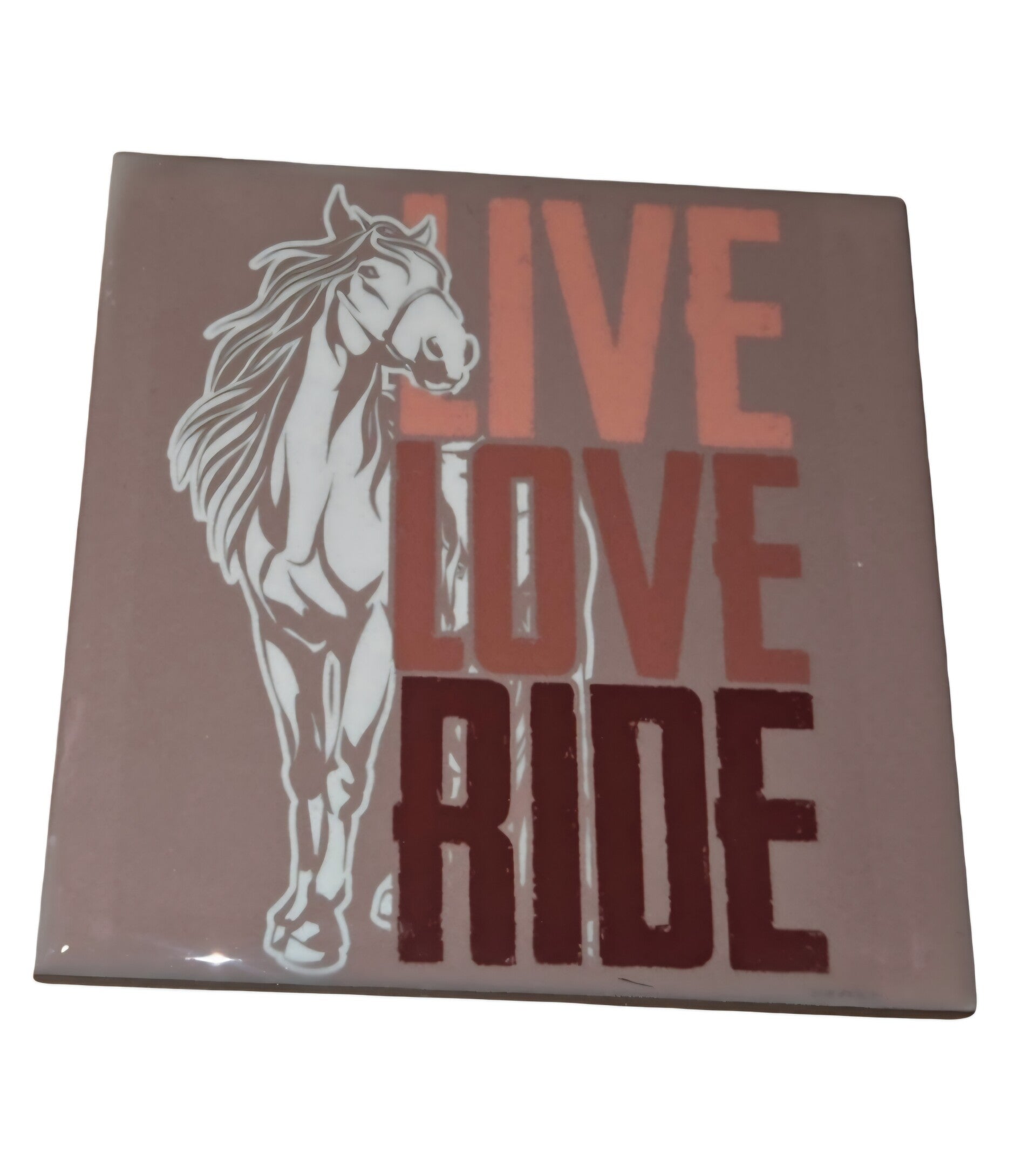 Tegeltje love, live, ride