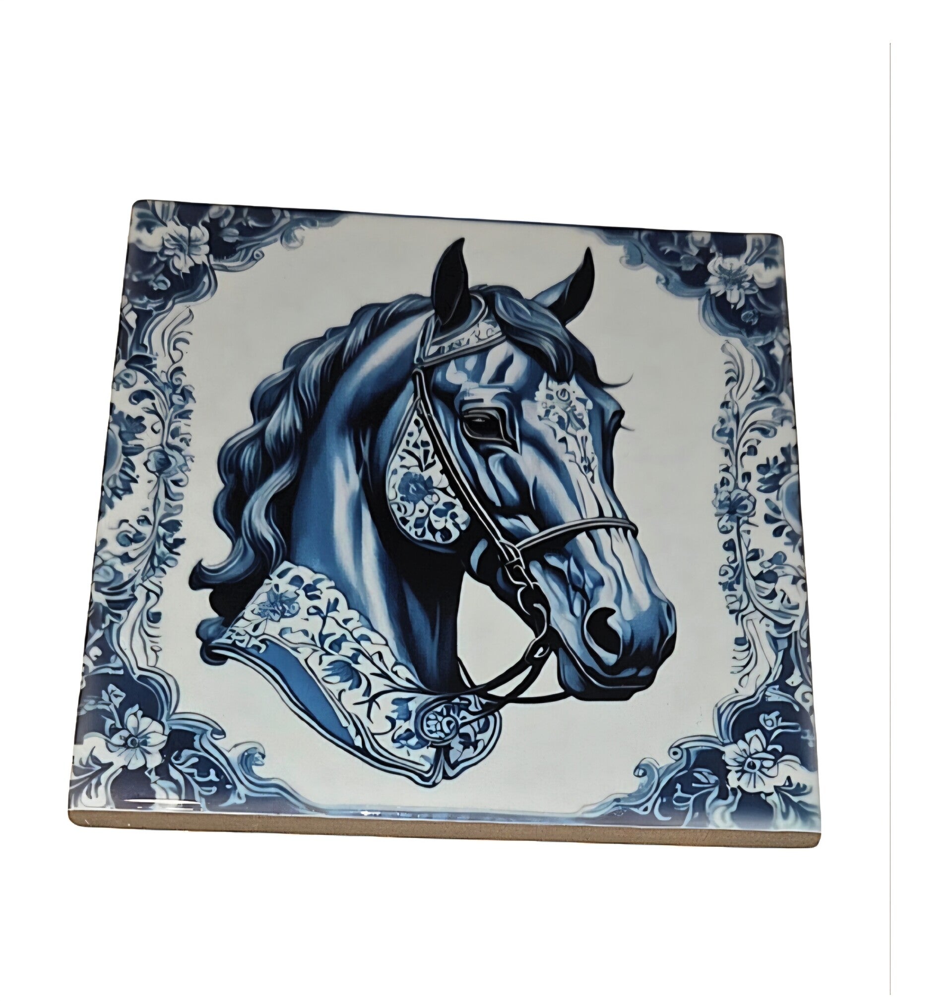 Delftsblauw tegeltjes paard