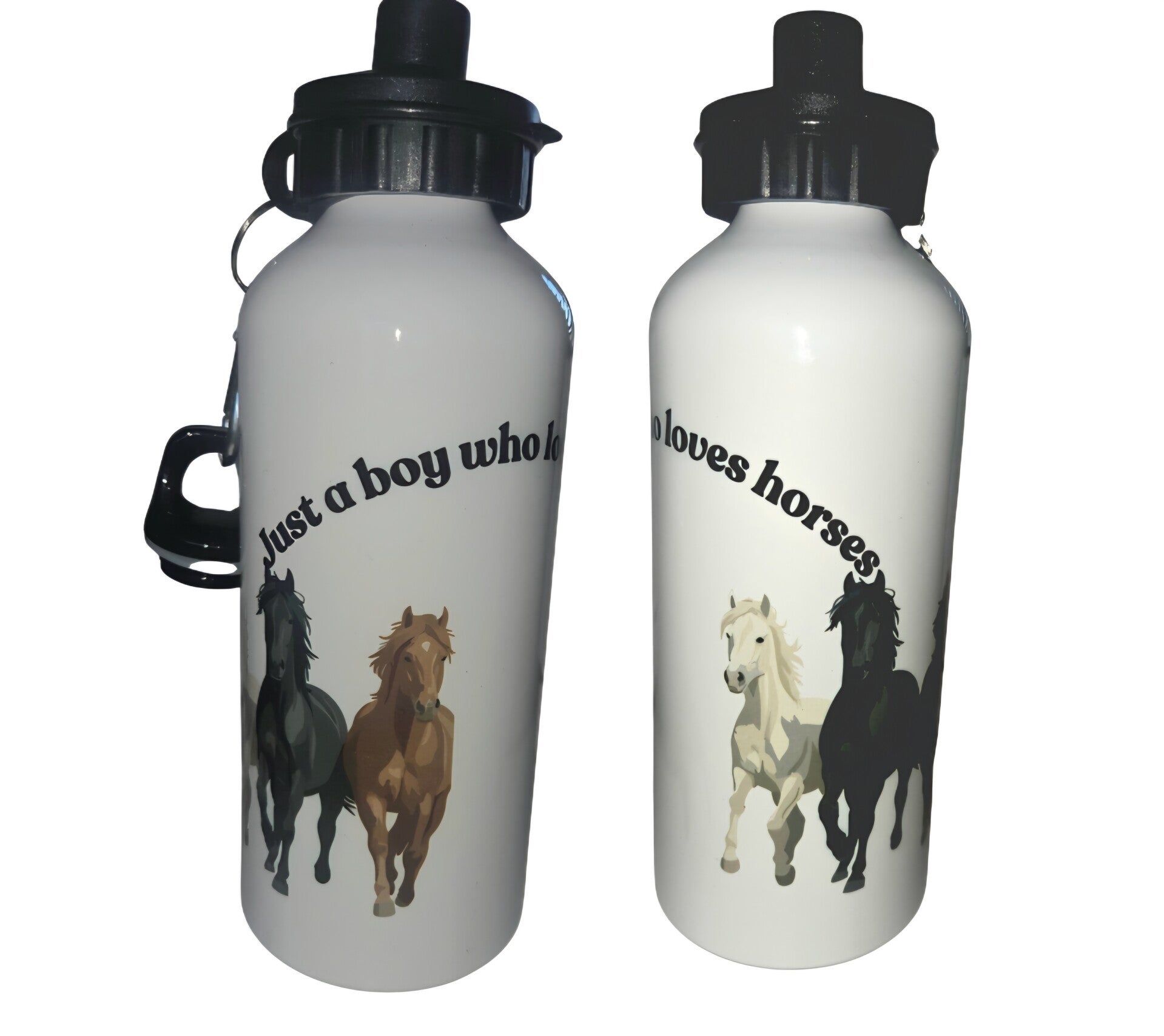 Tumbler just a boy love horses medium