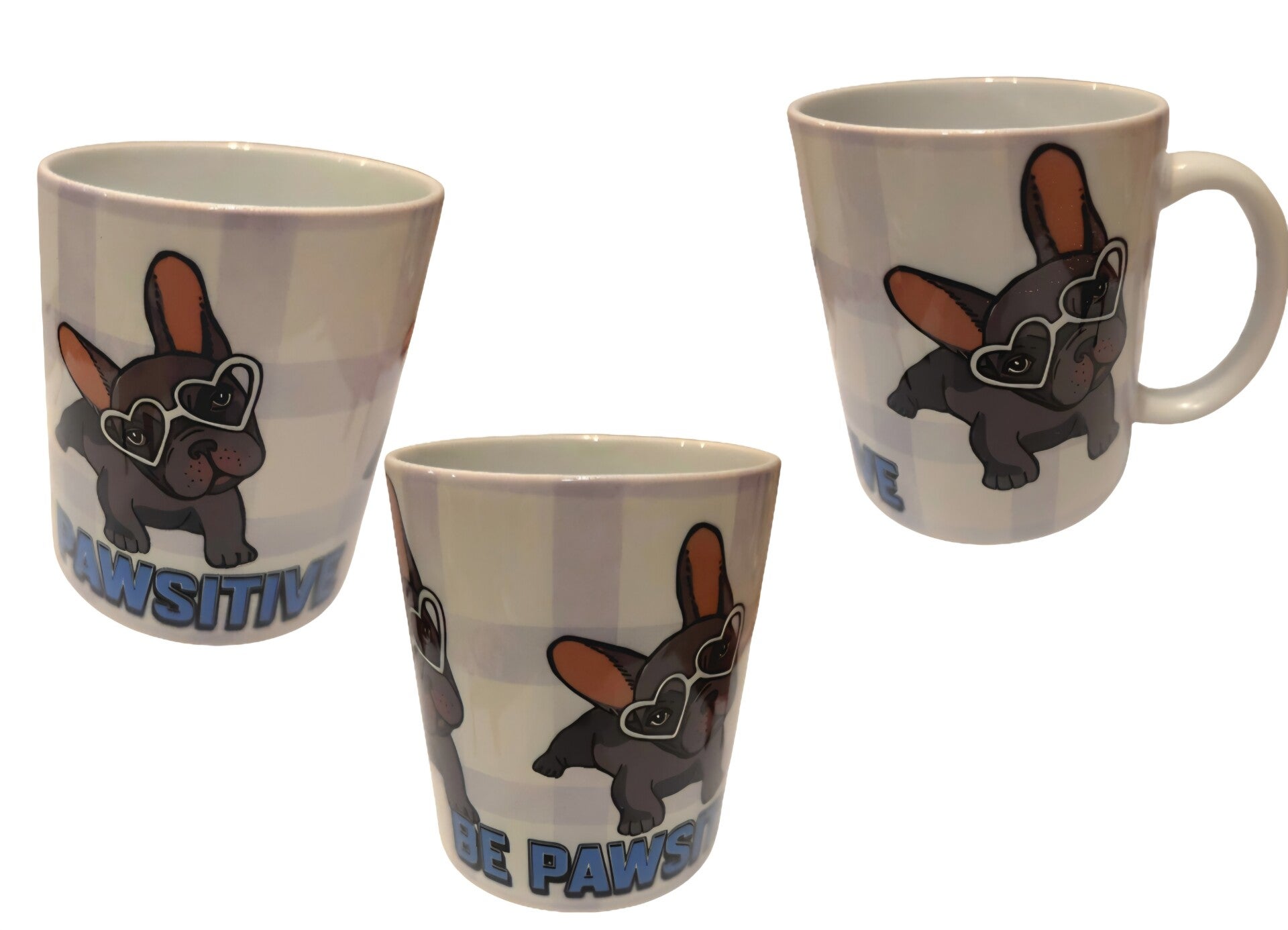 Mok met een Franse bulldog