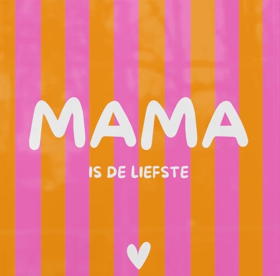 Mini magneet tegel mama