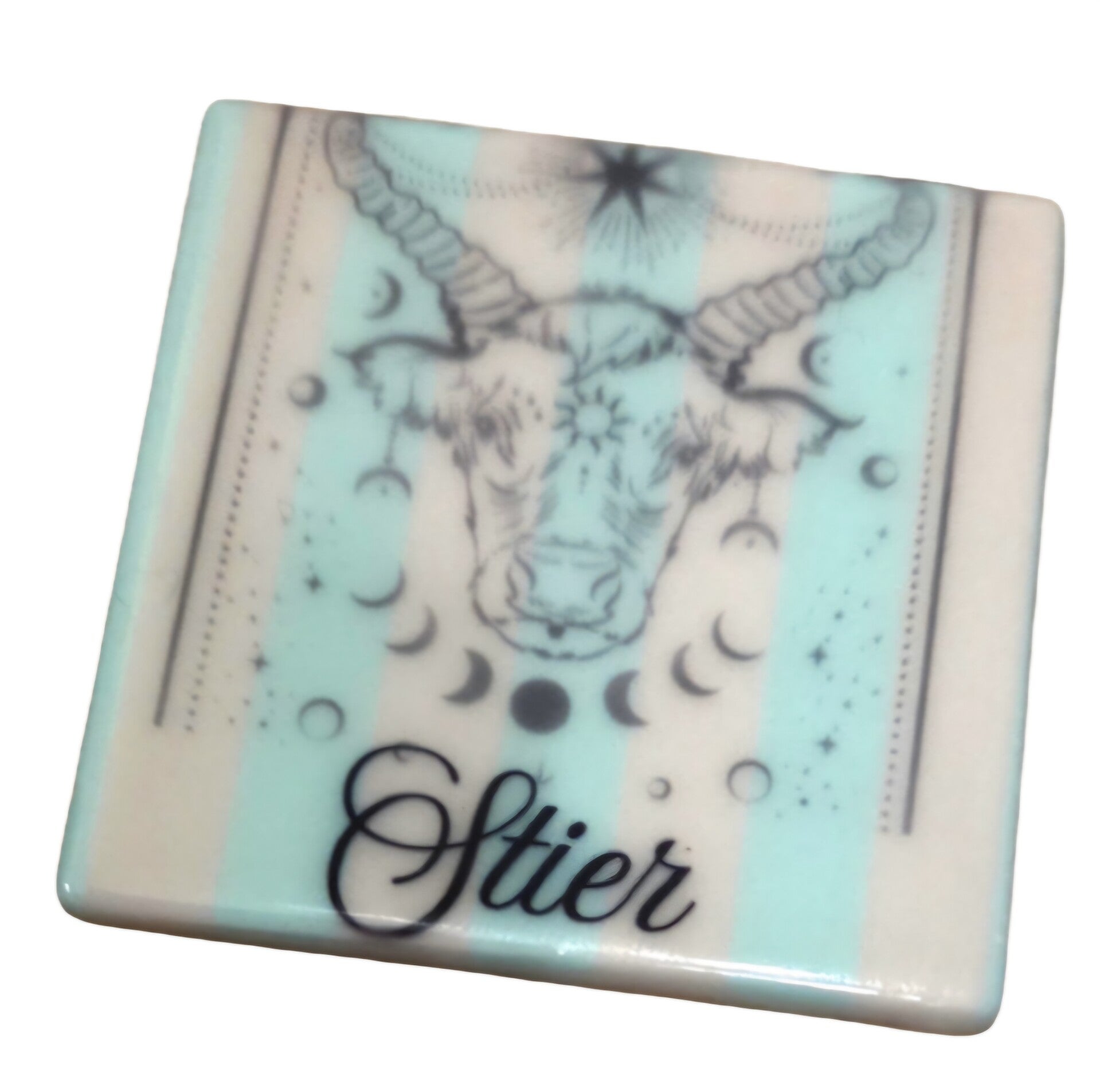 Tegeltje horoscoop stier of magneet tegeltje