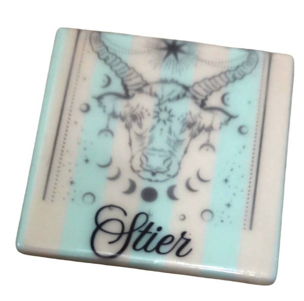 Tegeltje horoscoop stier of magneet tegeltje