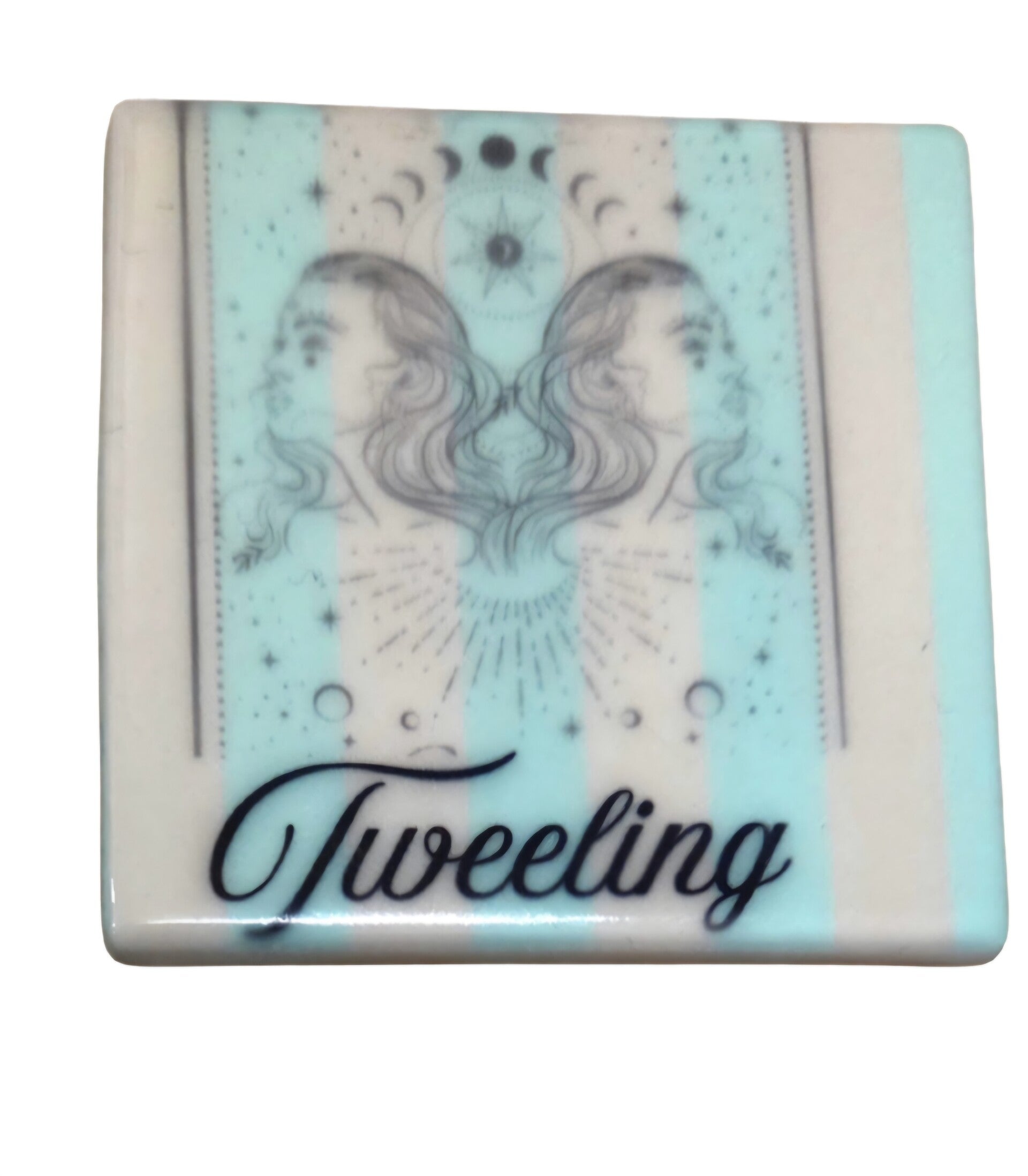 Tegeltje horoscoop tweeling of magneet tegeltje