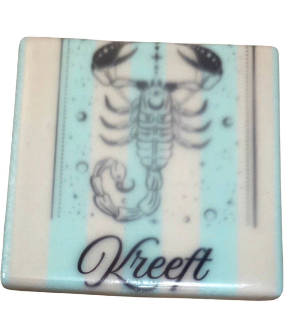 Tegeltje horoscoop kreeft of magneet tegeltje