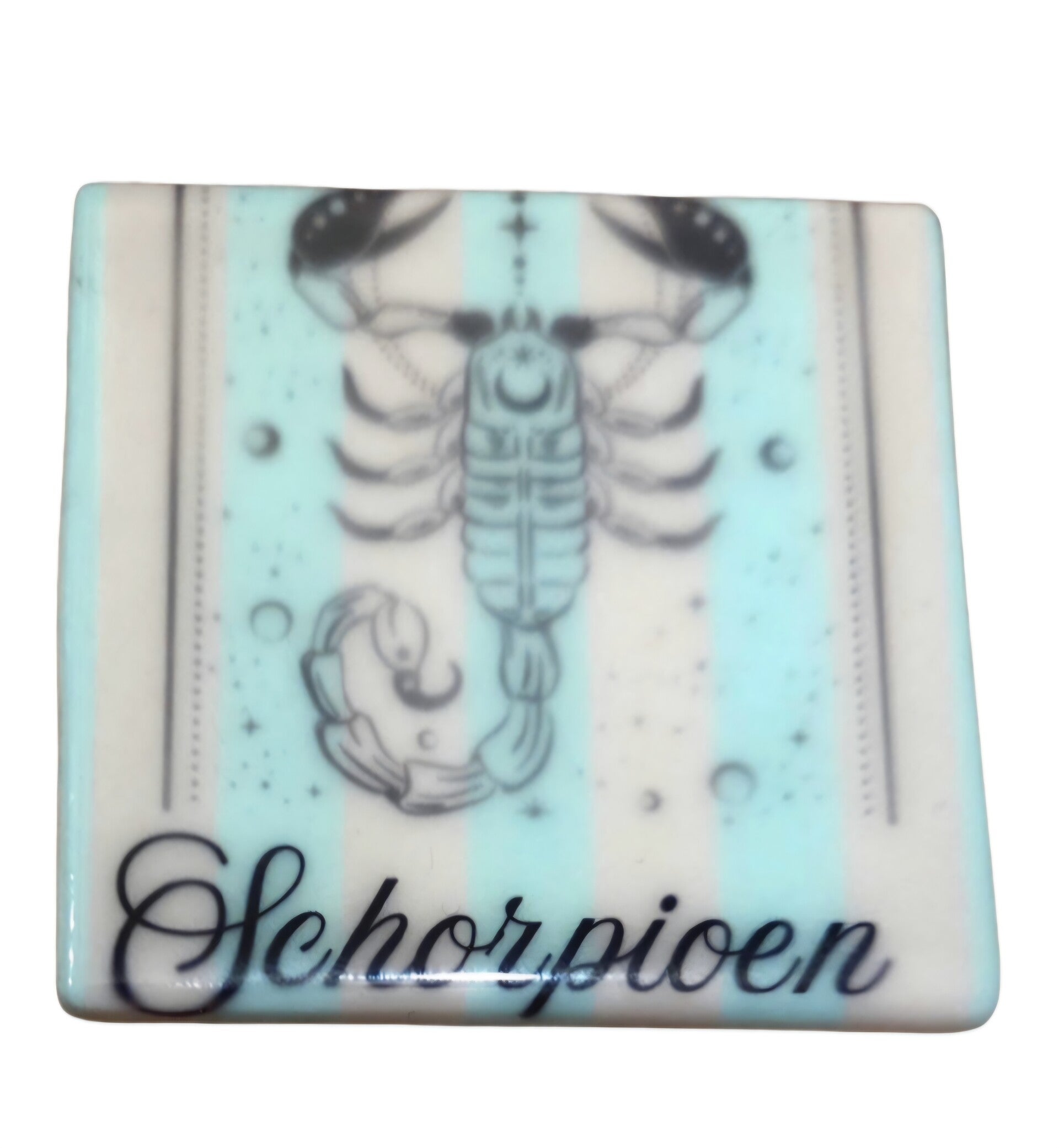 Tegeltje horoscoop schorpioen  of magneet tegeltje