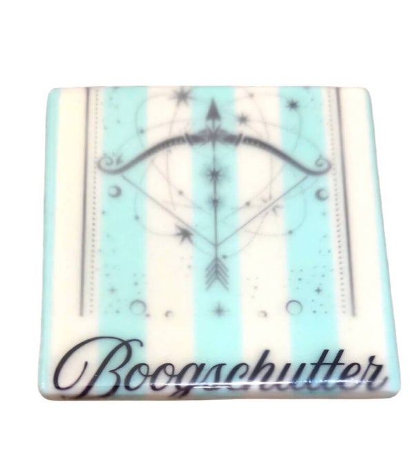 Tegeltje  horoscoop boogschutter of magneet tegeltje