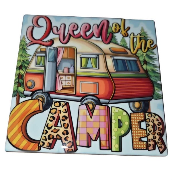 Tegeltje camper queen