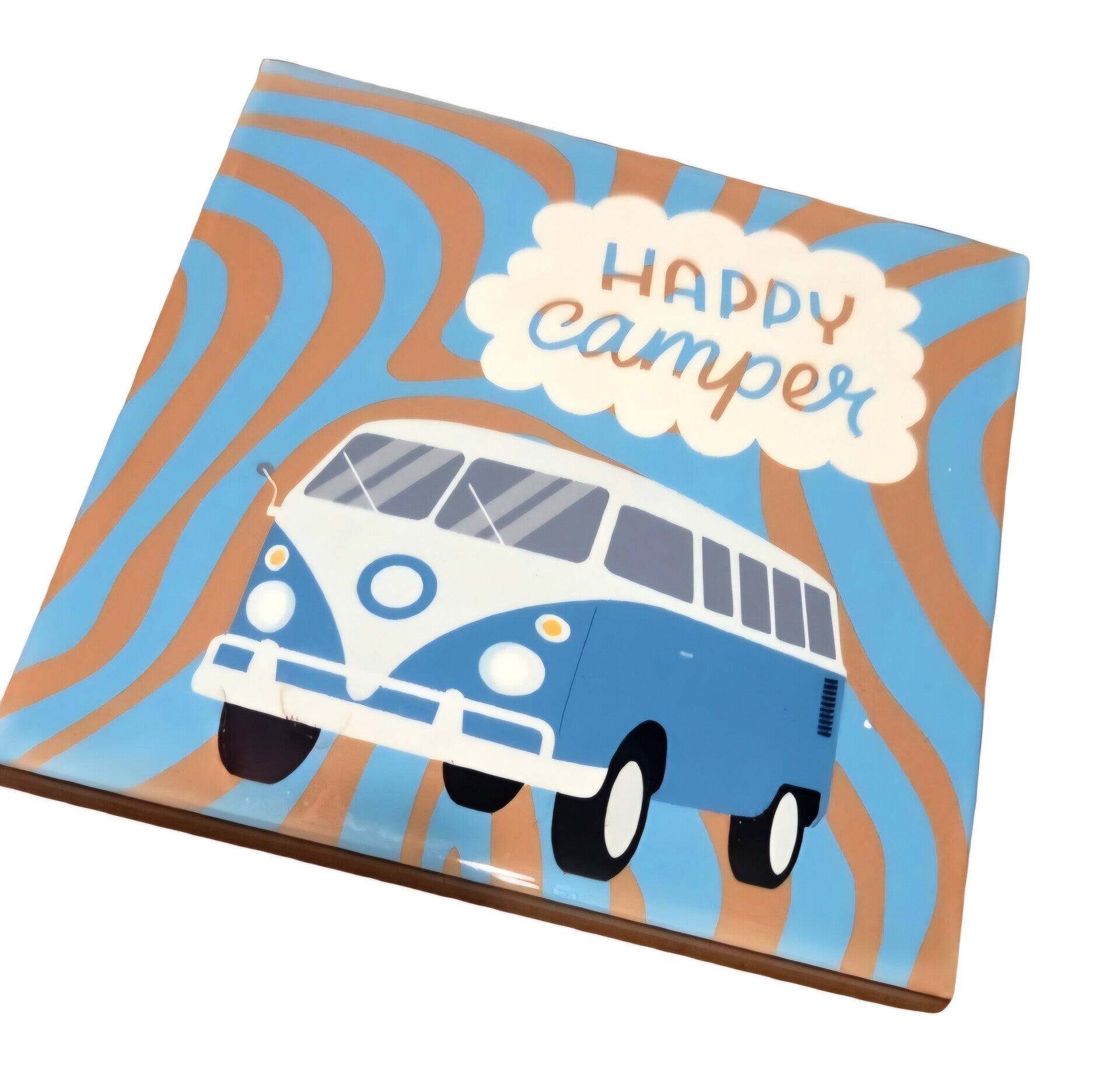 Happy camper tegeltje