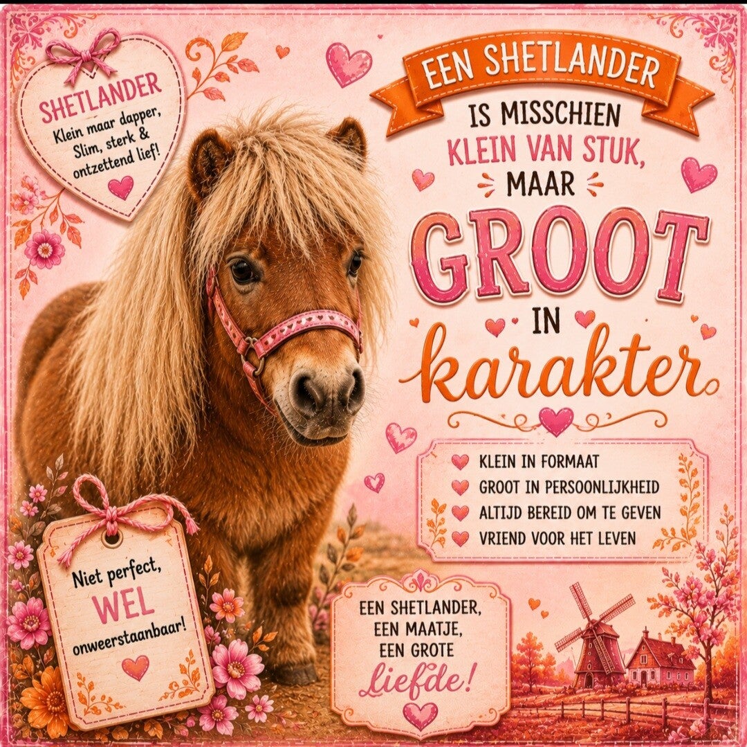 Tegeltje shetlander