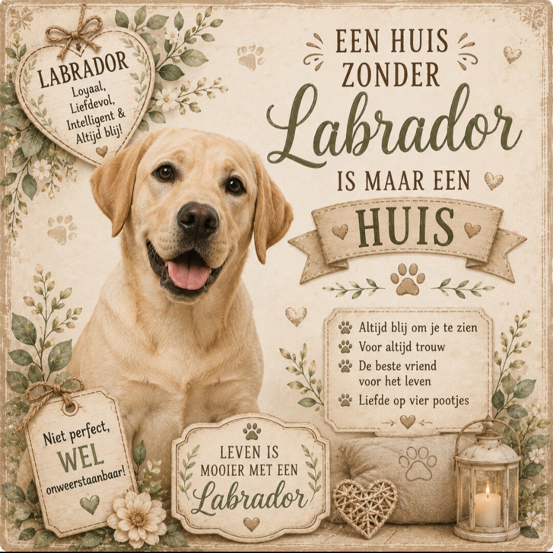 Tegeltje labrador