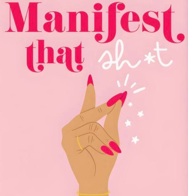 Tegeltje manifest roze