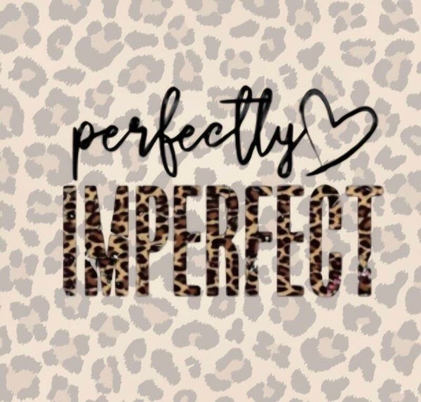 Tegeltje panter print perfectly  inperfect