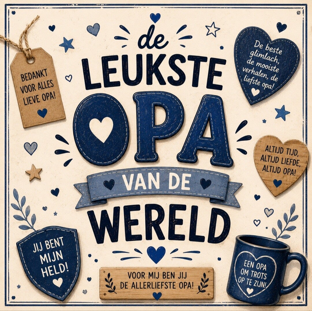 Tegeltje leukste opa