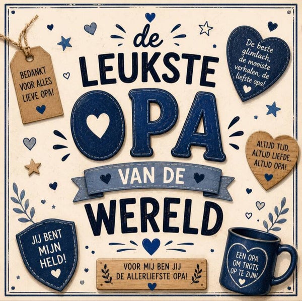 Tegeltje leukste opa