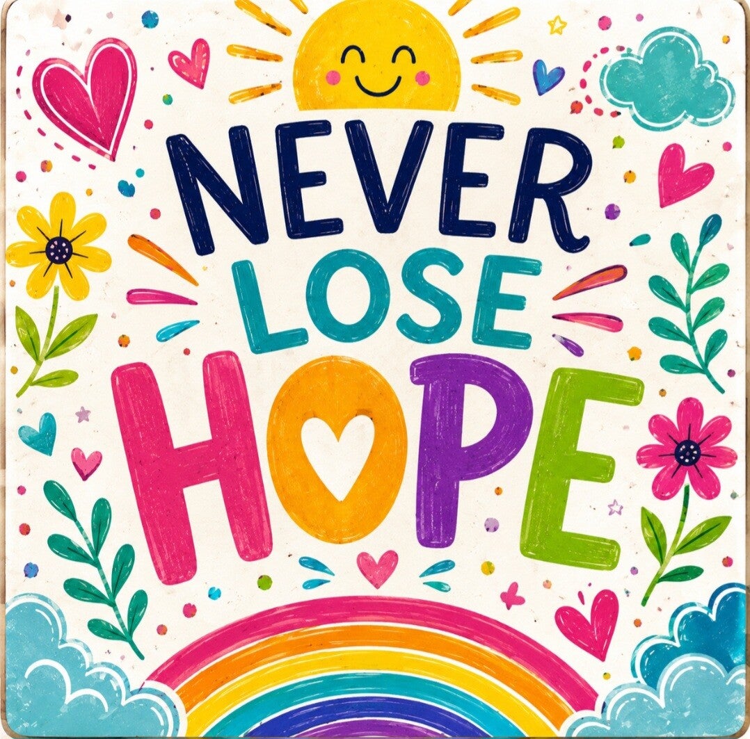 Tegeltje nerver lose hope