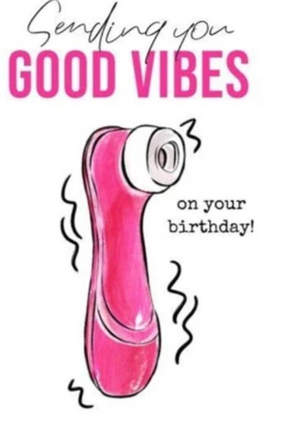 Tegeltje sending  you  good vibes bday