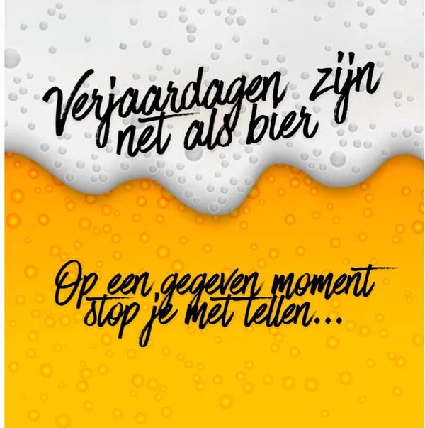 Tegeltje bier
