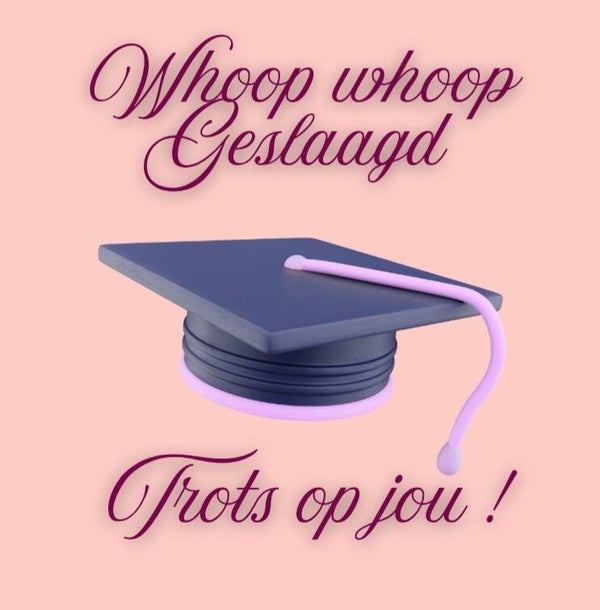 Tegeltje geslaagd
