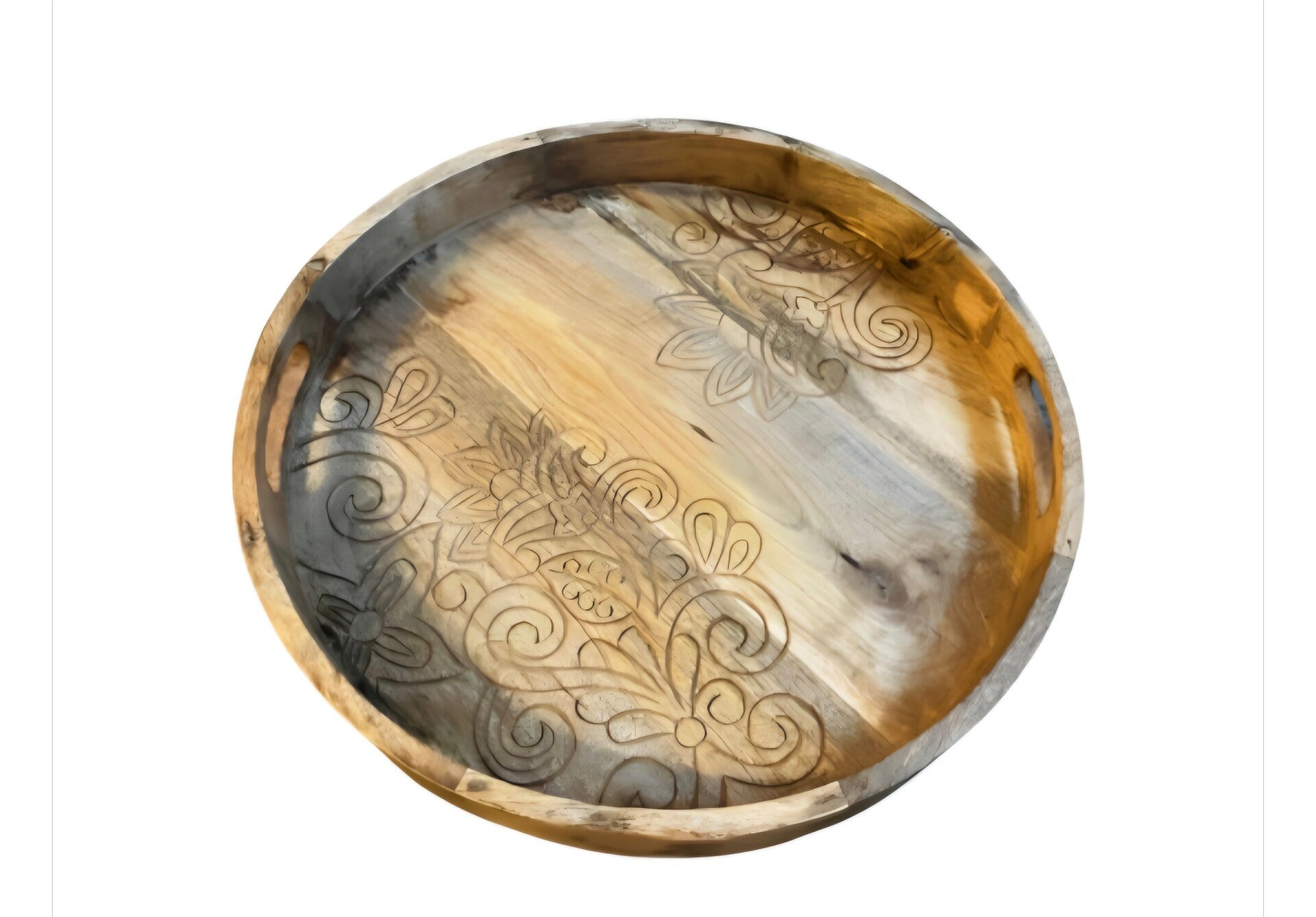 Mango tray rond 45 cm hoogte 6cm
