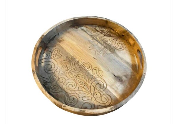 Mango tray rond 45 cm hoogte 6cm