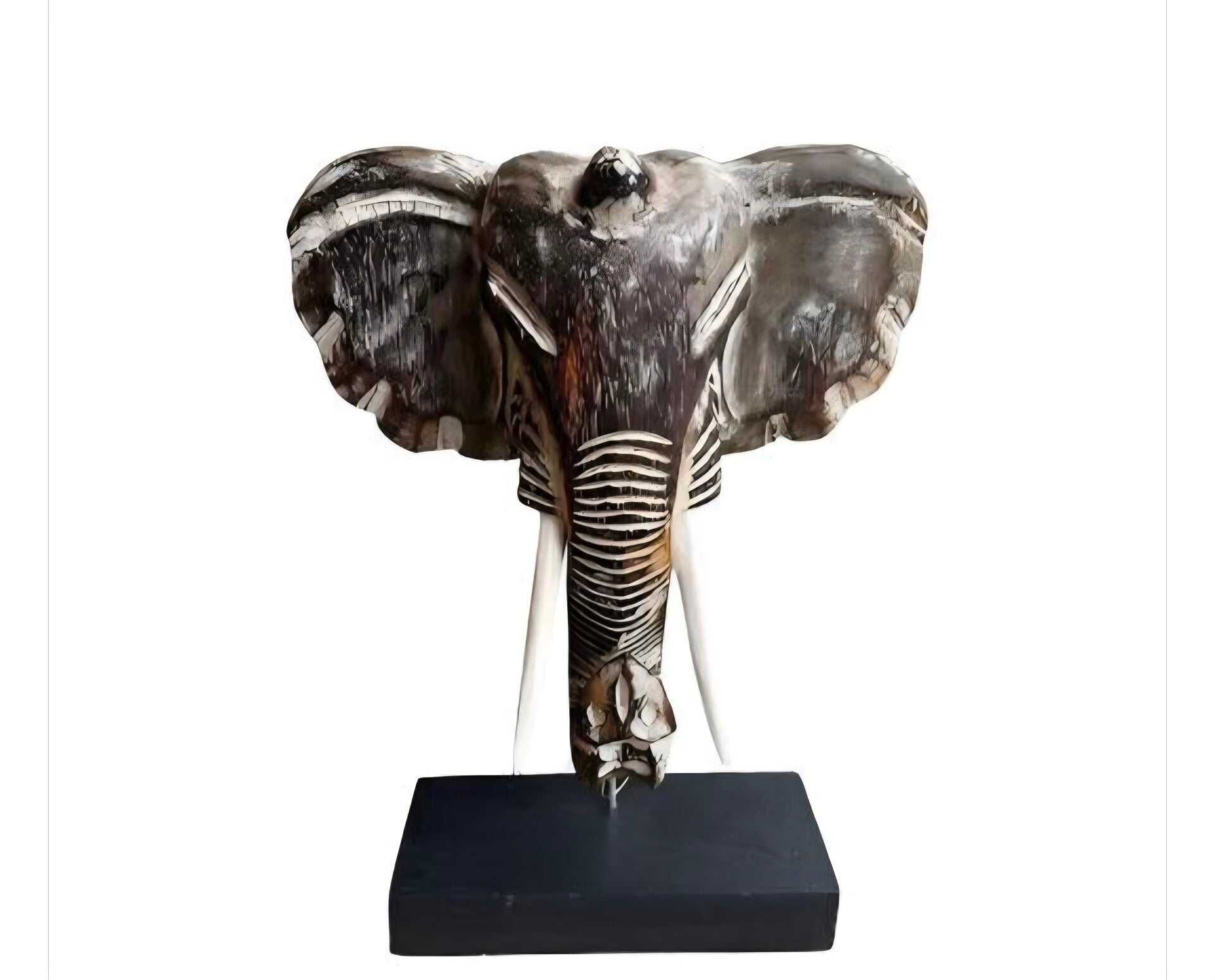 Olifant hoofd op standaard