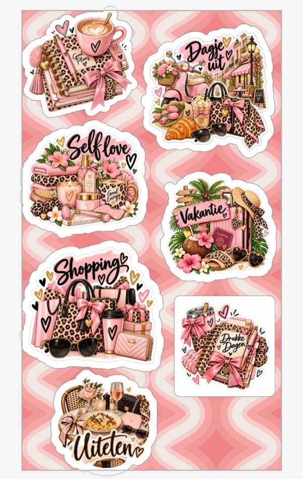 Stickers shopping, self love en meer