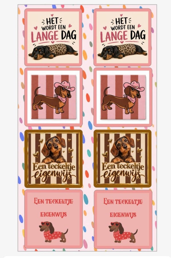 Stickers teckel