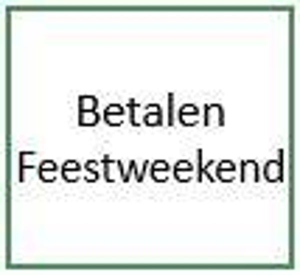 Feestweekend