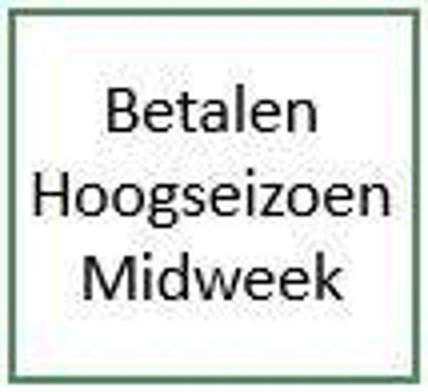 Hoogseizoen Midweek