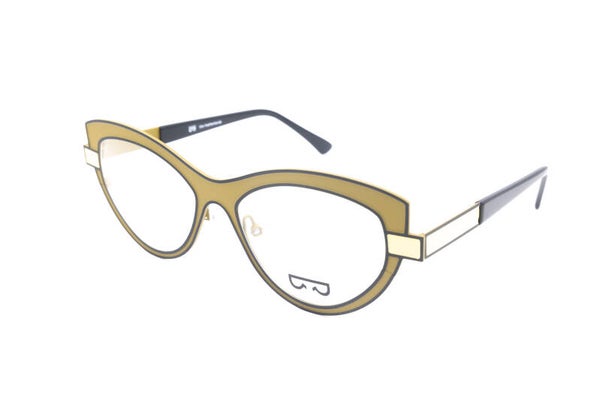 Looneytoon Granny Mustard Green/Vanilla and black outline