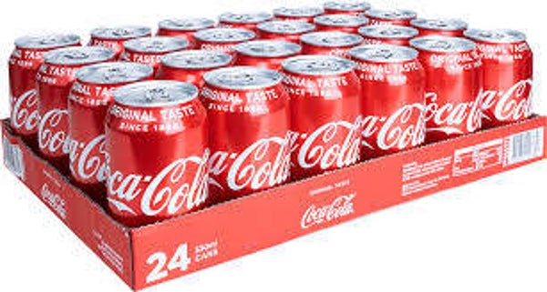 24 blikjes coca cola 33cl